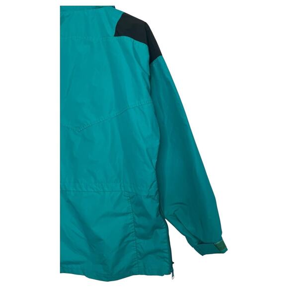 VTG Columbia Pullover Jacket Mens Medium Nylon Windbreaker Radial Sleeve 90s - Picture 13 of 16